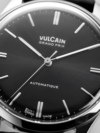 Vulcain Grand Prix Grey Leather Watch