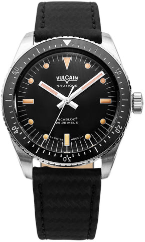 Vulcain Watch Skindiver Black VUL-DI-001