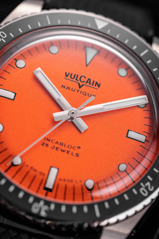 Vulcain Skindiver Nautique Orange Watch