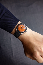 Vulcain Watch Skindiver Orange