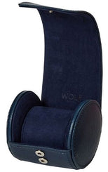 WOLF Watch Roll Black Tutti Frutti Blue 680128