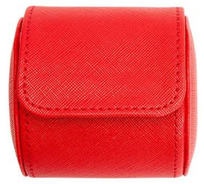 WOLF Watch Roll Black Tutti Frutti Red D