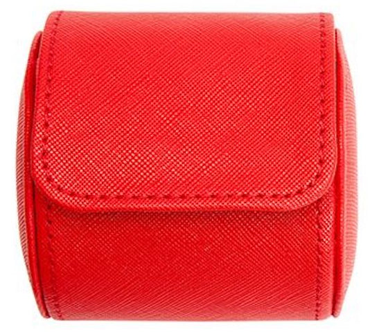 WOLF Watch Roll Black Tutti Frutti Red D