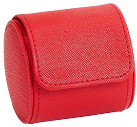 WOLF Watch Roll Black Tutti Frutti Red D