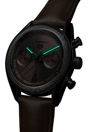 TAG Heuer Carrera Chronograph Circular Brushed Pink Watch