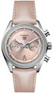 TAG Heuer Watch Carrera Chronograph Circular Brushed Pink CBS2215.FC6568