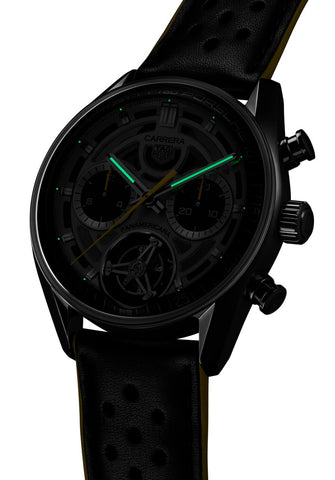 TAG Heuer Carrera Chronograph Tourbilxon x Porsche Panamericana Limited Edition Watch