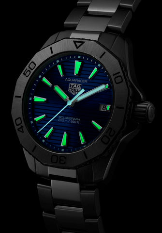 TAG Heuer Watch Aquaracer Professional 200 Solargraph Blue