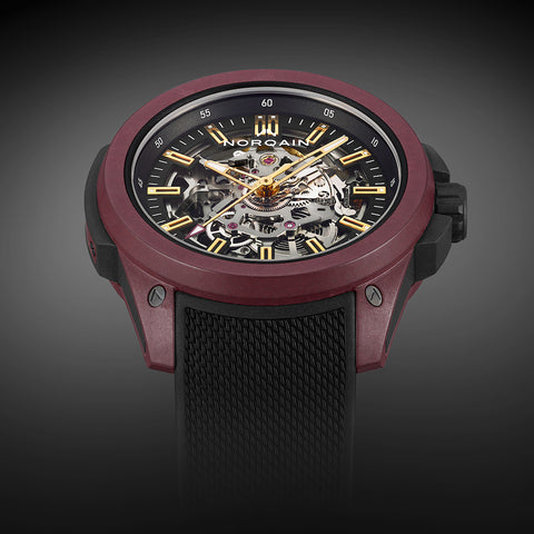 Norqain Wild One Skeleton Burgundy Limited Edition D