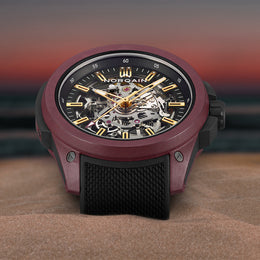 Norqain Wild One Skeleton Burgundy Limited Edition D