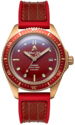 William Wood Watch Bronze Ruby Red Fire Hose WWBR01 Red Fire Hose