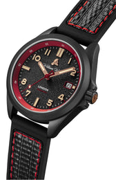 William Wood Watch Fearless Red Black Fire Hose