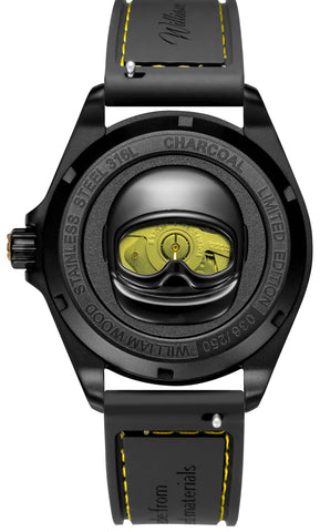 William Wood Watch Fearless Yellow Black Fire Hose