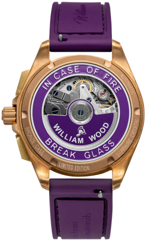 William Wood Watch Triumph Bronze Jubilee Purple Fire Hose