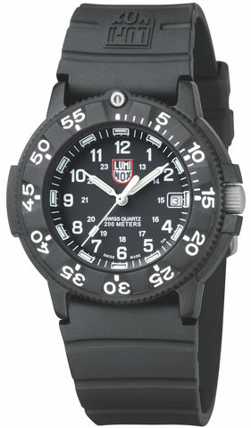Luminox Sea Original Navy Seal 3000 Series Black Watch XS.3001.F - detail view