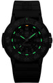 Luminox Sea Original Navy Seal 3000 Series Black Watch XS.3001.F - luminous dial view