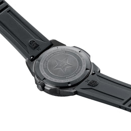 Luminox Pacific Diver Black Steel Red Watch XS.3135.B - detail view