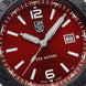 Luminox Pacific Diver Black Steel Red Watch