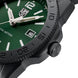Luminox Pacific Diver Black Steel Green Watch XS.3137.B - detail view
