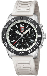 Luminox Sea Pacific Diver Chronograph 3140 Black White Watch XS.3141 - detail view