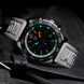 Luminox Sea Pacific Diver Chronograph 3140 Black White Watch XS.3141 - UV light view