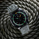Luminox Sea Pacific Diver Chronograph 3140 Black White Watch XS.3141 - UV light view