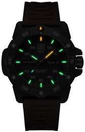 Luminox Sea Master Automatic Carbon Seal 3800 Series Watch XS.3875 - detail view