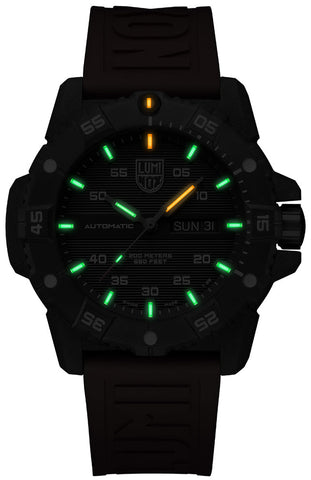 Luminox Sea Master Automatic Carbon Seal 3800 Series Watch XS.3875 - detail view