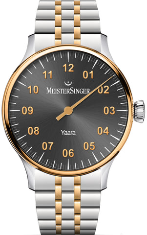 MeisterSinger Yaara Grey Gold Watch