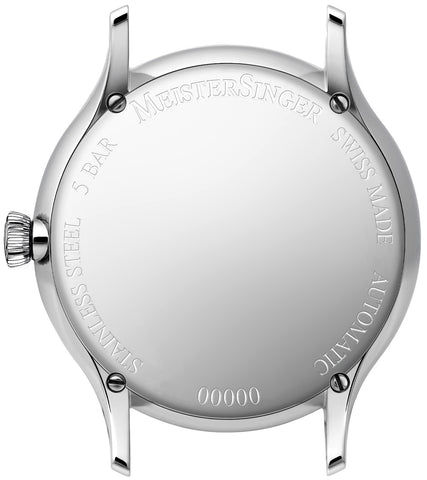 MeisterSinger Yaara White Gold Watch