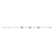 Gucci Interlocking G 18ct Rose Gold Diamond & Pink Opal Bracelet