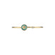 Gucci Interlocking G 18ct Yellow Gold Amazonite & Diamond Bracelet