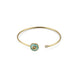 Gucci Interlocking G 18ct Yellow Gold Amazonite & Diamond Bracelet