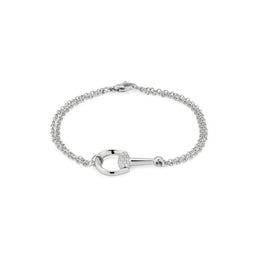 Gucci Horsebit 18ct White Gold 0.2ct Diamond Bracelet