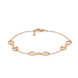 Gucci Horsebit 18ct Rose Gold and Diamond 3 Bracelet