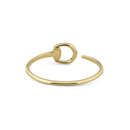 Gucci Horsebit 18ct Yellow Gold Small Bangle