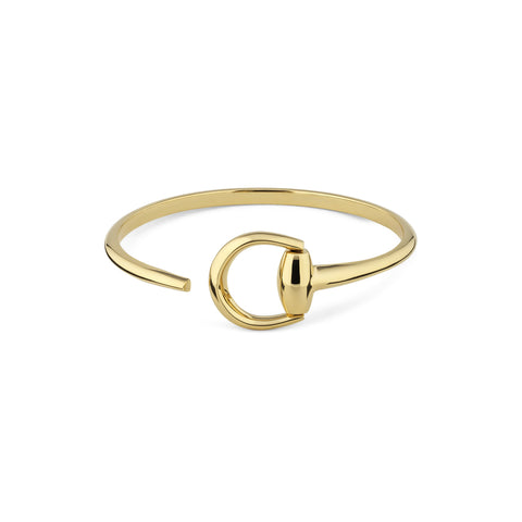 Gucci Horsebit 18ct Yellow Gold Small Bangle