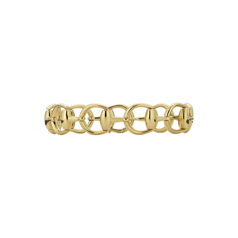 Gucci Horsebit 18ct Yellow Gold Chain Bracelet