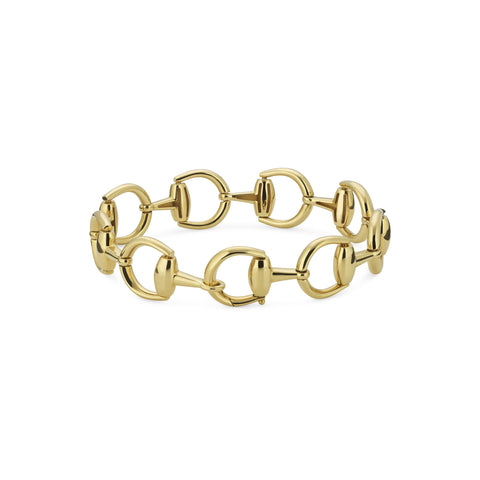 Gucci Horsebit 18ct Yellow Gold Chain Bracelet