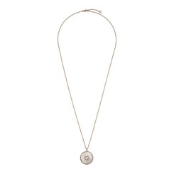 Gucci Interlocking 18ct Rose Gold Long Chain Necklace D
