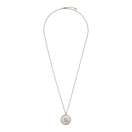 Gucci Interlocking 18ct Rose Gold Long Chain Necklace D