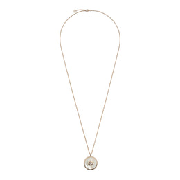 Gucci Interlocking 18ct Rose Gold Long Chain Necklace D