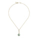 Gucci Interlocking G 18ct Yellow Gold Amazonite & Diamond Necklace