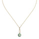 Gucci Interlocking G 18ct Yellow Gold Amazonite & Diamond Necklace