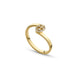Gucci Icon 18ct Yellow Gold Interlocking G Ring D