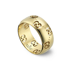 Gucci Icon 18ct Yellow Gold Ring