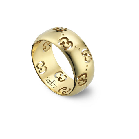 Gucci Icon 18ct Yellow Gold Ring