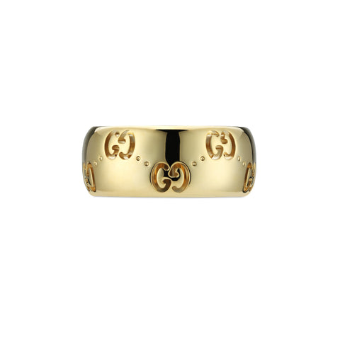 Gucci Icon 18ct Yellow Gold Ring