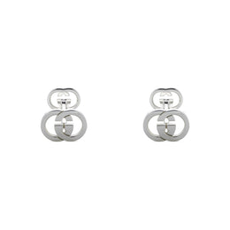 Gucci Interlocking G Sterling Silver Cufflinks