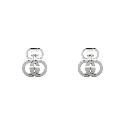 Gucci Interlocking G Sterling Silver Cufflinks